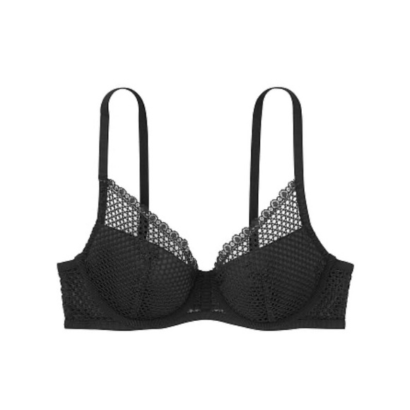 SOLD—{VS} NWT Fishnet Lace Push-up Bra - Picture 4 of 6